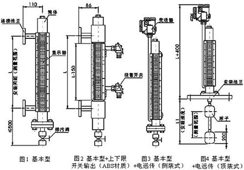 丙烷儲罐液位計結構原理圖